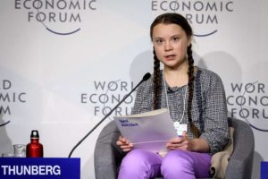 Climate striker Greta Thunberg