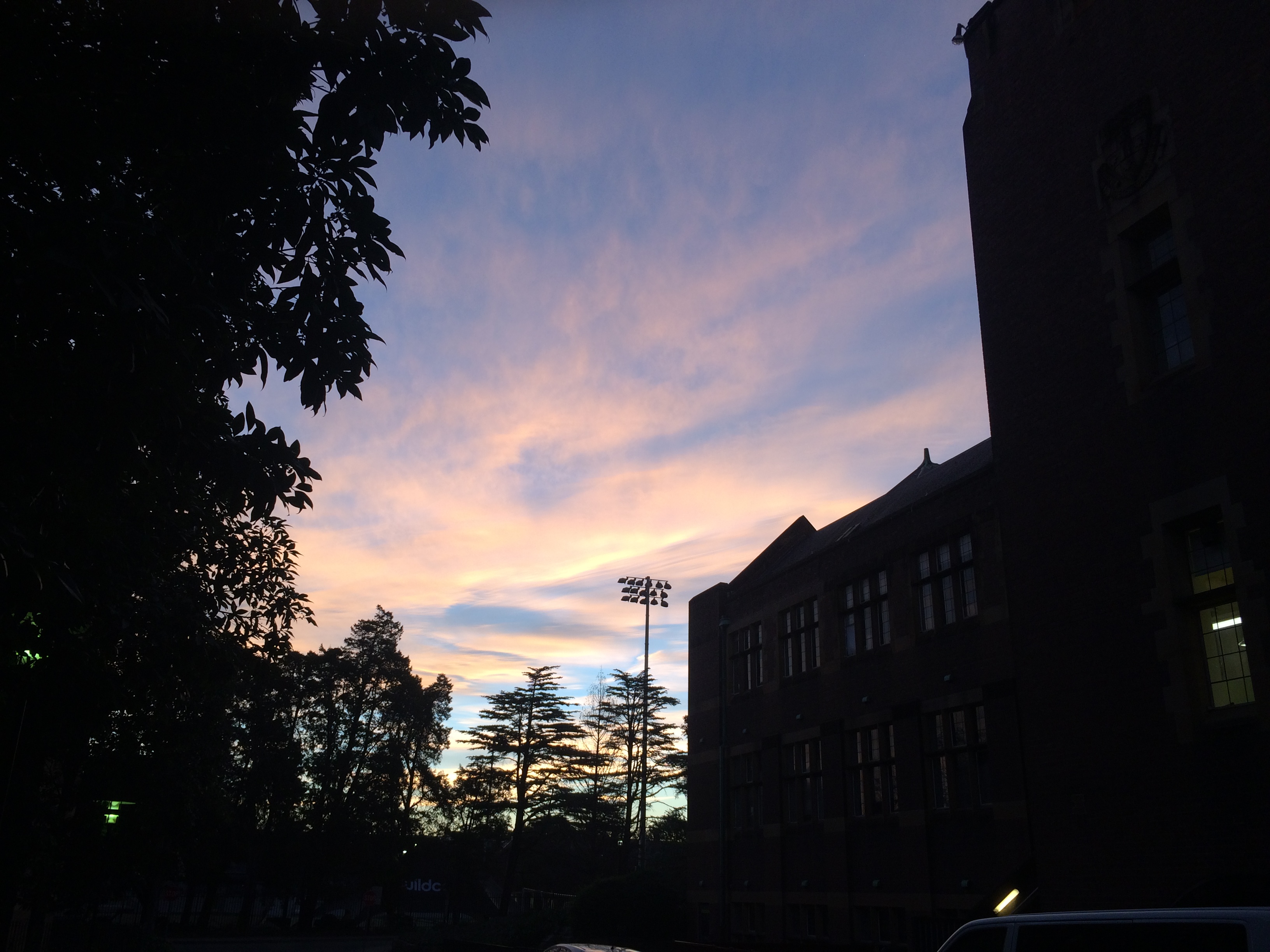 The evening of Sydney Uni