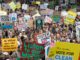 Students protesting at School Strike 4 Climate