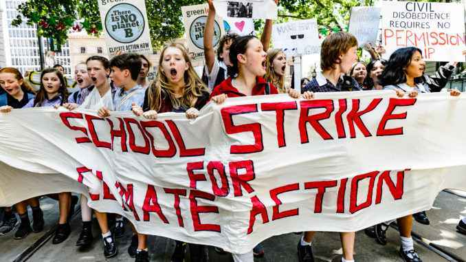 Melbourne School Strike For Climate Action