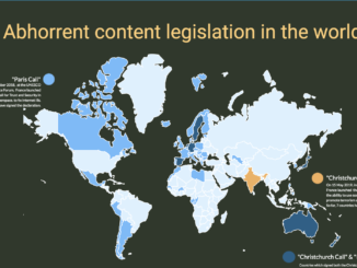 Abhorrent content legislation in the world