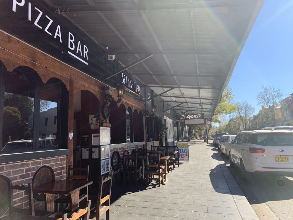 Restaurants on Glebe Point rd appear one after another