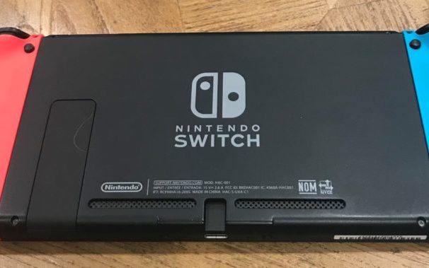 Nintendo Switch on a table