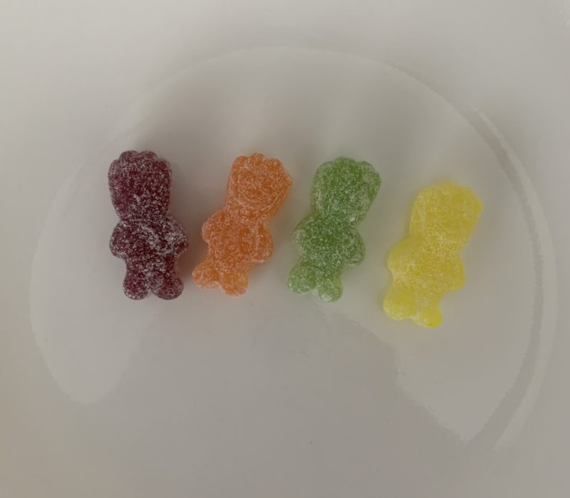 Four sour patch kids