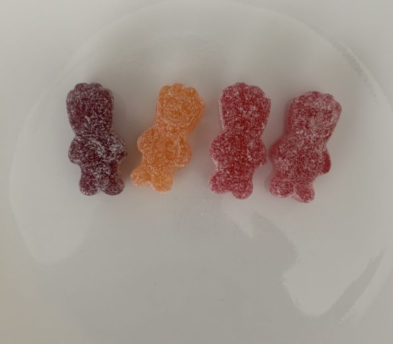 Four sour patch kids