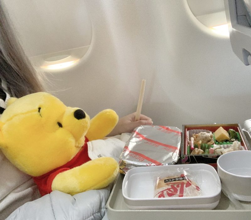 Airline meal for Winnie