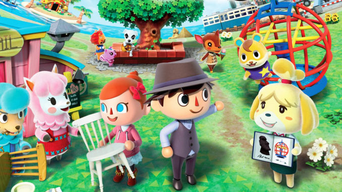 The figures in the game: Animal Crossing