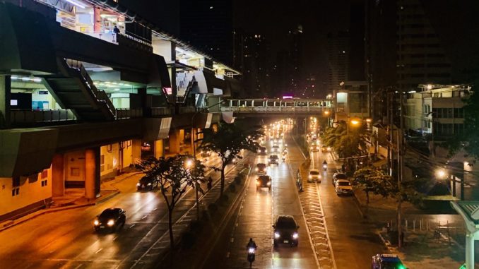 Night view in Thailand