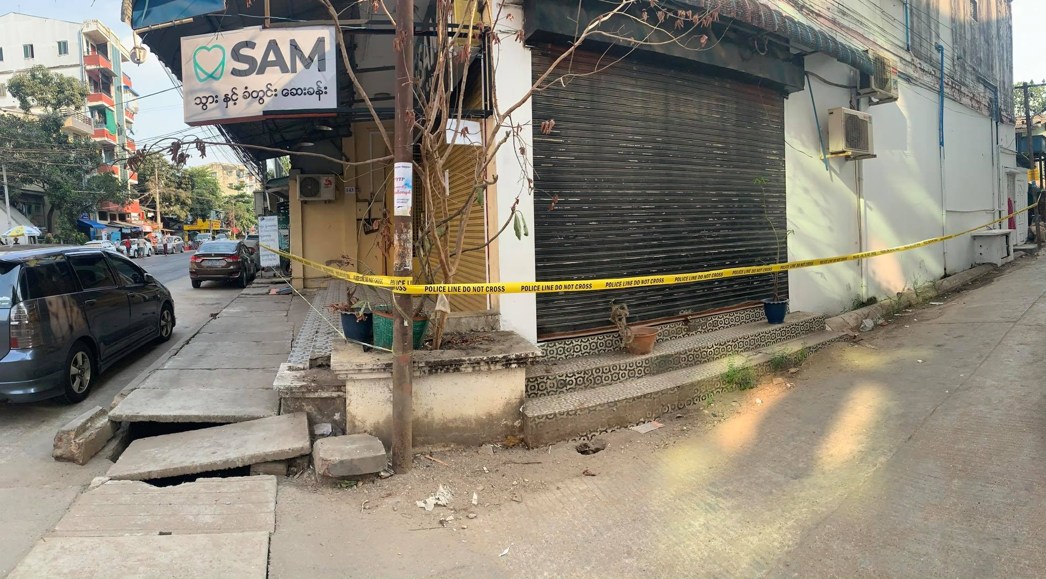 Myanmar community lock down, because a confirmed cases of COVID-19 was found here